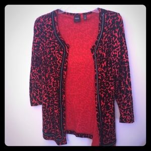 Rafaella open front cardigan